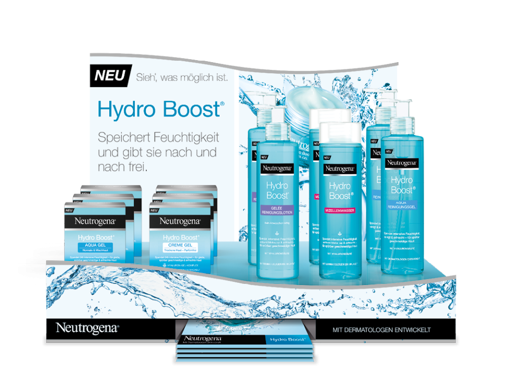 Display in Drogeriemärkten